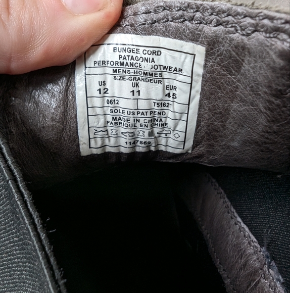 Patagonia Bungee Cord Vibram Sole Healed Chelsea Boot 12 Men\'s Gray Suede main image 5